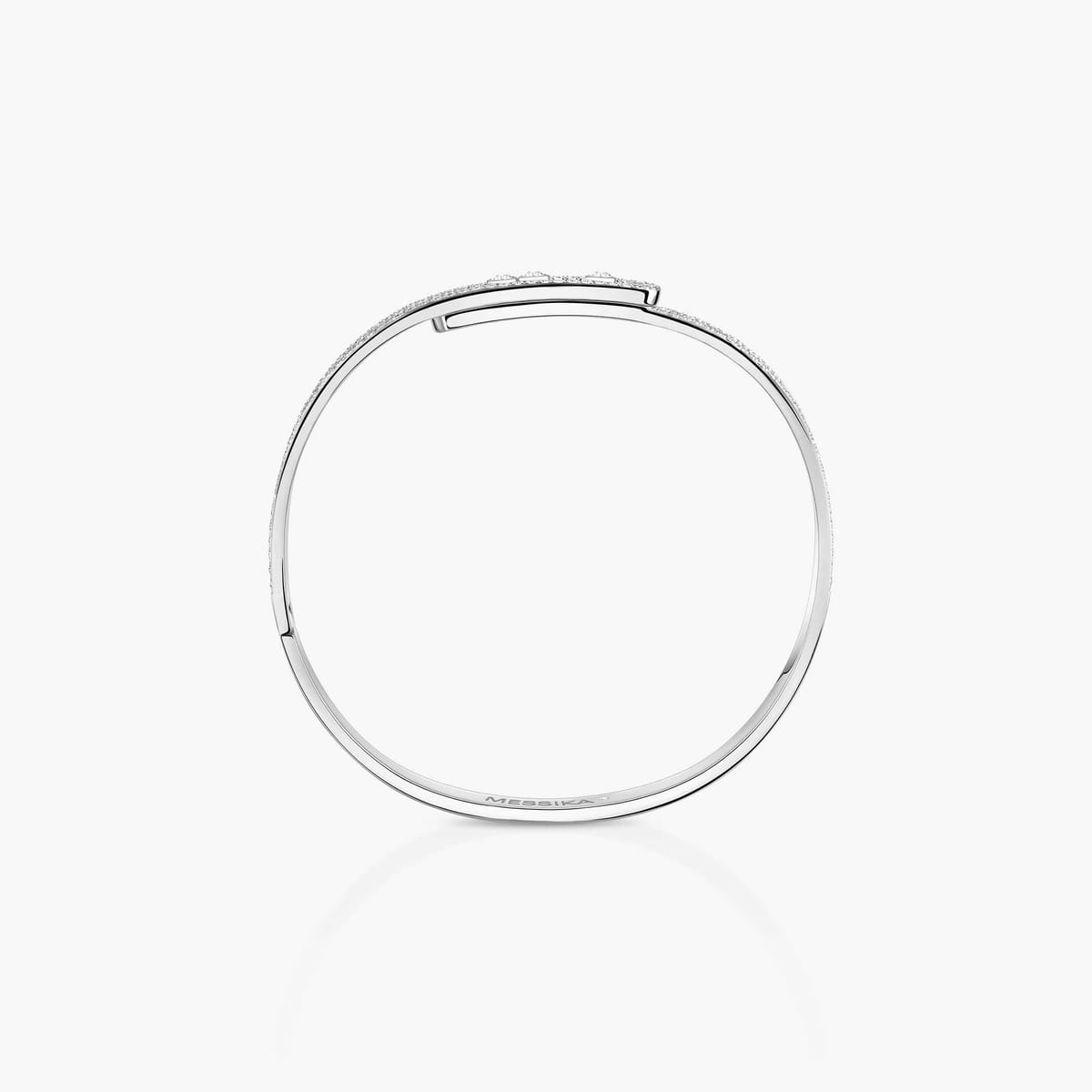 Bangle Move Noa Oro Bianco con Full Pavè - immagine 4