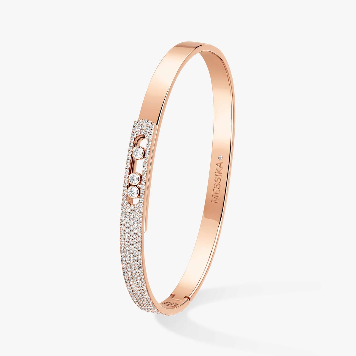 Bangle Move Noa MP Oro Rosa con Pavè - immagine 2