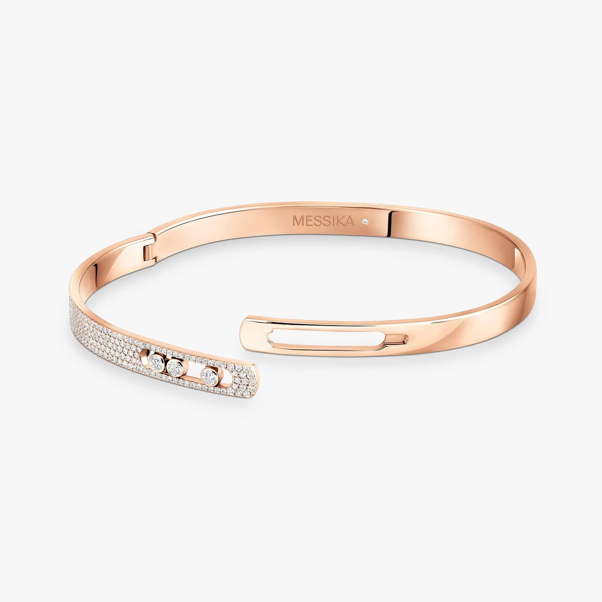 Bangle Move Noa MP Oro Rosa con Pavè - immagine 5