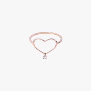 Anello Cuore Solitaire
