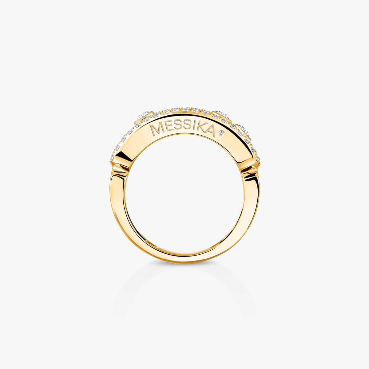 Anello Move Classique Oro Giallo con Pavè - immagine 3