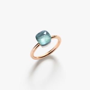Anello Nudo Petit Topazio Azzurro