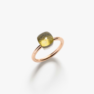 Anello Nudo Petit Quarzo Lemon