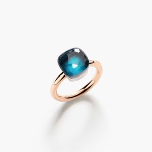 Anello Nudo Classic Topazio Blu London